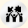 Icon illustrating transparent teamwork and culture